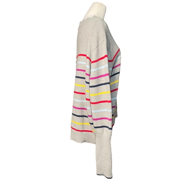 LA LIGNE x Target Striped Sweater Women's Plus Sz 3X Cashmere Blend Preppy Cozy - Picture 5 of 10